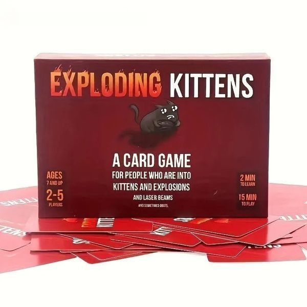 Карточная игра Exploding Kittens для семьи и друзей на английском BG1717 фото