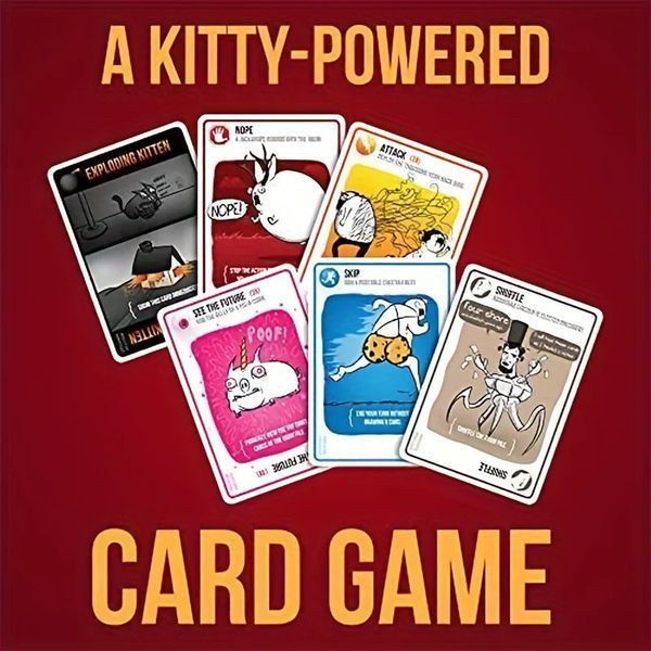 Карточная игра Exploding Kittens для семьи и друзей на английском BG1717 фото
