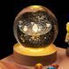 3D нічник куля з планетами Сонячної системи LED на USB живленні N1633 фото 10