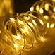 Гирлянда LED капли росы на солнечной батарее 40 м теплый белый цвет для улицы G03112 фото 6