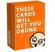 Карткова гра для дорослих These Cards Will Get You Drunk 100 завдань 2-8 гравців BG1730 фото 1