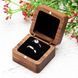 Дерев'яна весільна коробочка для кілець з оксамитовою оббивкою P13029 фото 8