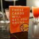 Карткова гра для дорослих These Cards Will Get You Drunk 100 завдань 2-8 гравців BG1730 фото 3