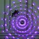 Фиолетовая светодиодная гирлянда сетка 70 LED с USB питанием и пультом G03118 фото 8