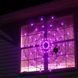 Фиолетовая светодиодная гирлянда сетка 70 LED с USB питанием и пультом G03118 фото 9