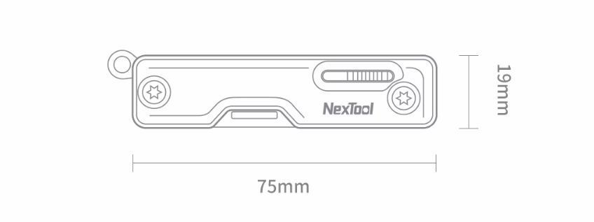 Многофункциональный карманный мультитул NexTool NE20096 с ножницами T09016 фото