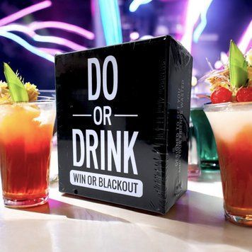 Алкогольная игра для компании Do or Drink Black на английском BG1736 фото