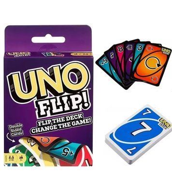 Карточная игра UNO Flip с двусторонними картами для всей семьи BG1714 фото