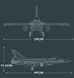 Конструктор Reobrix F16 Fighting Falcon 1427 деталей для дітей та колекціонерів TS19007Y фото 4