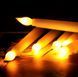 Свечи светодиодные LED набор из 6 штук с дистанционным пультом бежевого цвета P13087 фото 5