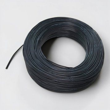 Провод силиконовый 18 awg кабель 0,75mm&sup2; луженый многожильный черный EM18067 фото