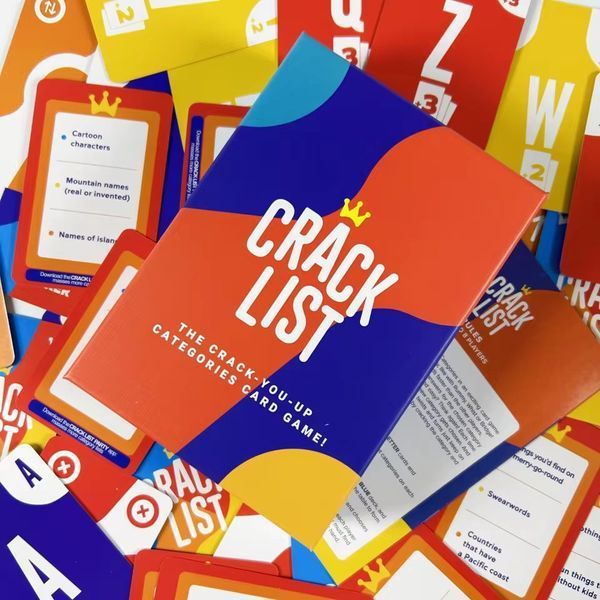Карткова гра Crack List англійською для компанії друзів та сім'ї BG1764 фото