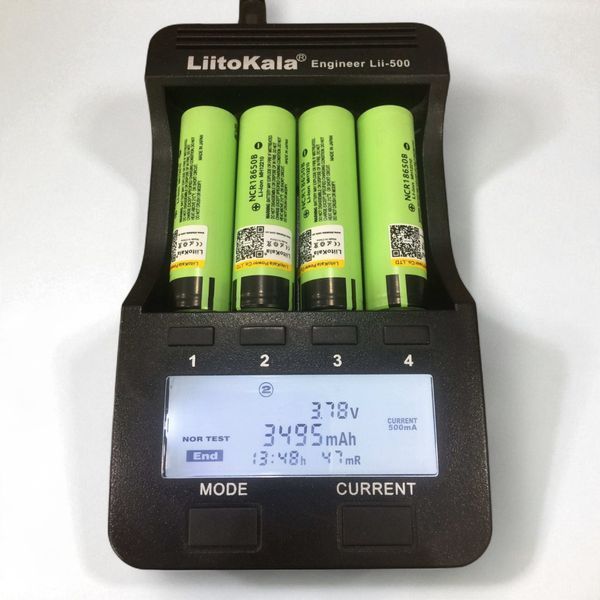 Акумулятор літій-іонний 18650 Liitokala 3400 mAh NCR18650B з плоским плюсом 34B-JT B01003 фото