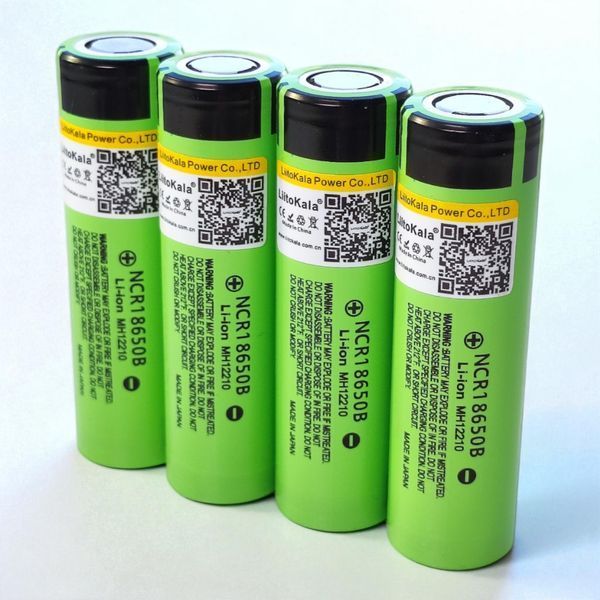 Акумулятор літій-іонний 18650 Liitokala 3400 mAh NCR18650B з плоским плюсом 34B-JT B01003 фото