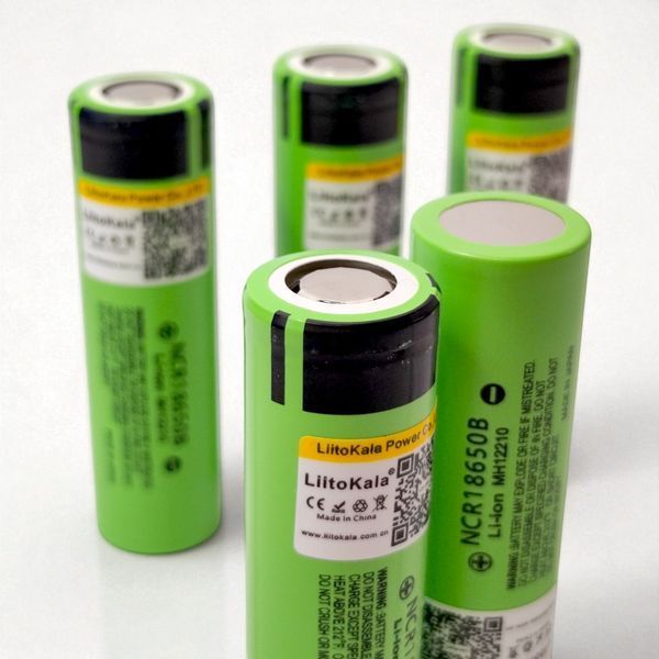 Акумулятор літій-іонний 18650 Liitokala 3400 mAh NCR18650B з плоским плюсом 34B-JT B01003 фото