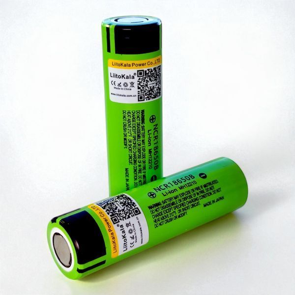 Акумулятор літій-іонний 18650 Liitokala 3400 mAh NCR18650B з плоским плюсом 34B-JT B01003 фото
