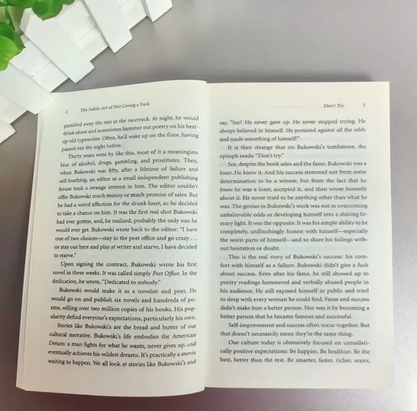 Книга Марка Менсона The Subtle Art of Not Giving a F*ck англійською BG1790 фото