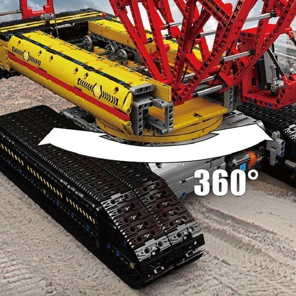 Радіокерований підйомний кран Mould King LR13000 4657 деталей масштабна модель TS19012 фото