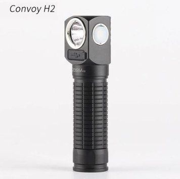 Тактический налобный фонарь Convoy H2 Cree XM-L2 18650 с зарядкой C02013 фото