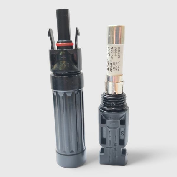 Коннектор с предохранителем MC4 30А Предохранитель mc4 для солнечных панелей S11018 фото