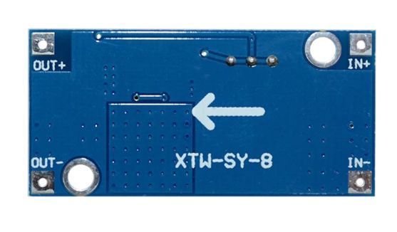Модуль повышения напряжения XL6009E1 DC-DC 4А с регулировкой E08018 фото