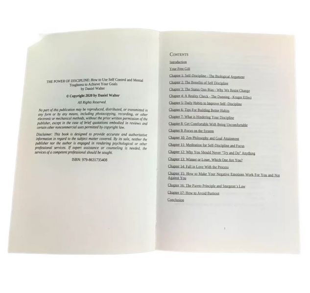 Книга The Power of Discipline англійською для саморозвитку Daniel Walter BG17120 фото