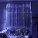 Декоративная гирлянда светодиодный занавес штора 300 LED с пультом 3х3 м Холодный белый G03010 фото 6