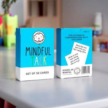 Настольные английские разговорные карточки Mindful Talk для детей и взрослых BG1702 фото