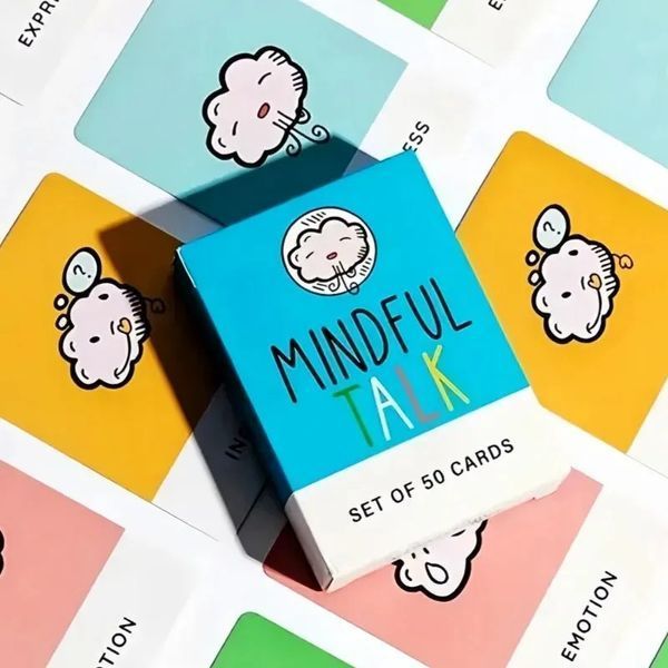Настільні розмовні англійські картки Mindful Talk для дітей та дорослих BG1702 фото