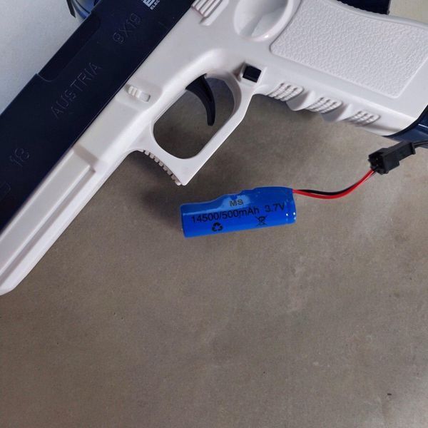 Электрический водяной бластер Water Gun Glock с аккумулятором TS19010 фото