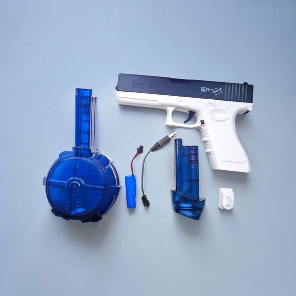 Электрический водяной бластер Water Gun Glock с аккумулятором TS19010 фото