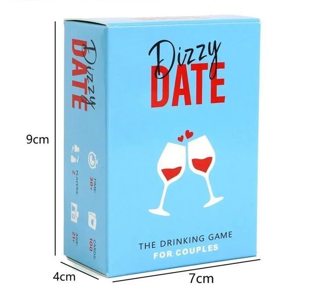 Dizzy Date Алкогольна карткова гра для двох англійською 18+ BG1701 фото