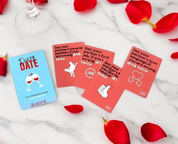 Dizzy Date Алкогольна карткова гра для двох англійською 18+ BG1701 фото