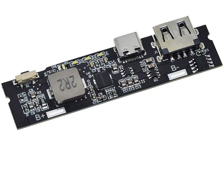 Плата павербанка SW6106 для Powerbank с поддержкой быстрой зарядки USB Type-C E08087 фото