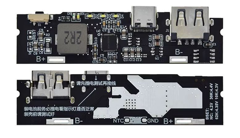 Плата павербанка SW6106 для Powerbank с поддержкой быстрой зарядки USB Type-C E08087 фото