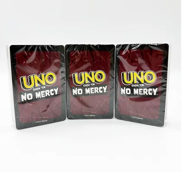 Карточная игра UNO No Mercy Для всей семьи с оригинальными спецкартами BG1753A фото