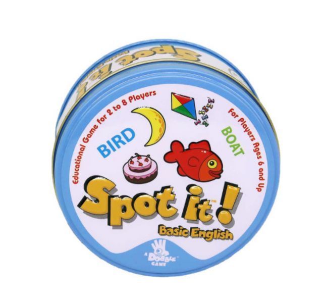 Розвиваюча карткова гра Dobble Basic English для дітей від 6 років BG1704 фото