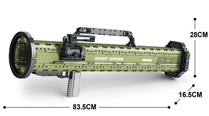 Конструктор Ракетная Установка Reobrix 77027 гранатомет AT-4 M136 Стреляющая Базука TS19016 фото
