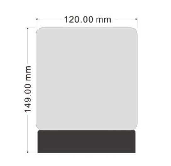Дошка LED з підсвіткою та календарем 12х15см для нотаток і творчості USB живлення H12045 фото