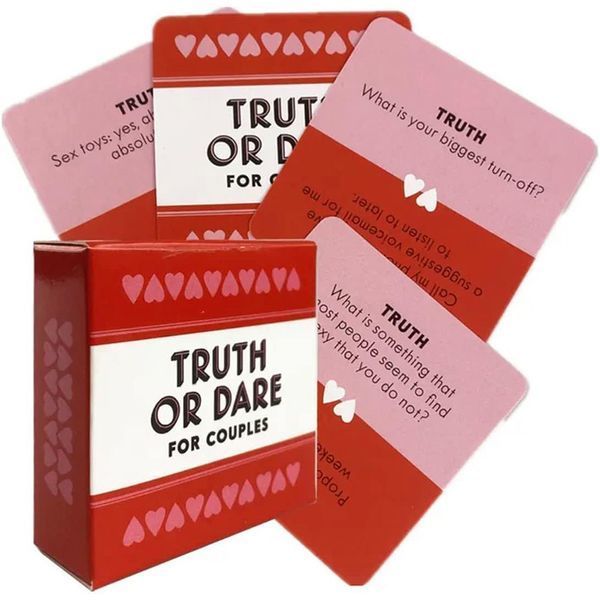 Інтерактивна карткова гра Truth or Dare для двох англійською мовою BG1724 фото