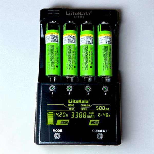 Акумулятор літій-іонний 18650 Liitokala 3400 mAh NCR18650B з опуклим плюсом 34B-JT B01001 фото