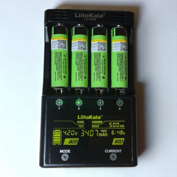 Акумулятор літій-іонний 18650 Liitokala 3400 mAh NCR18650B з опуклим плюсом 34B-JT B01001 фото