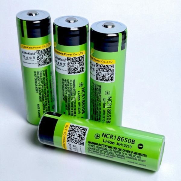 Акумулятор літій-іонний 18650 Liitokala 3400 mAh NCR18650B з опуклим плюсом 34B-JT B01001 фото