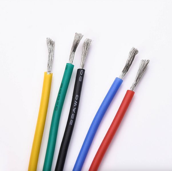 Комплект гибких монтажных проводов 22AWG 5 цветов по 10 м N1617 фото
