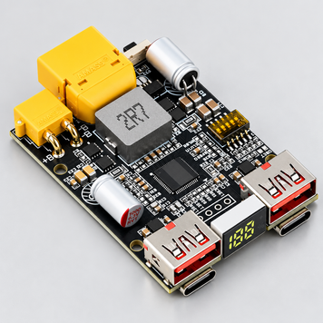 Плата для повербанка 100W Li-ion LiFePO4 Li-Pol 2s-7s з роз'ємами XT30 XT60 USB-C PD E08093 фото