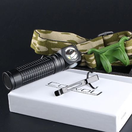 Тактичний налобний ліхтар Convoy H1 з акумулятором Cree XM-L2 3000mAh C02035 фото
