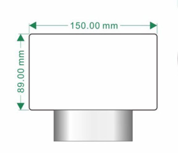 Акрилова LED панель для нотаток з підсвіткою USB та маркером 15x9 см H12038 фото