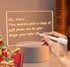 Акрилова LED панель для нотаток з підсвіткою USB та маркером 15x9 см H12038 фото 2