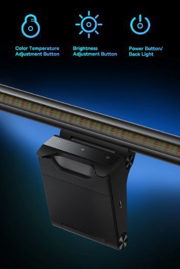 Настольный LED-скринбар Baseus с USB питанием для монитора N1632 фото