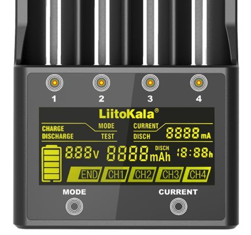Універсальний інтелектуальний зарядний пристрій LiitoKala Lii-500S з чотирма каналами Li06005 фото
